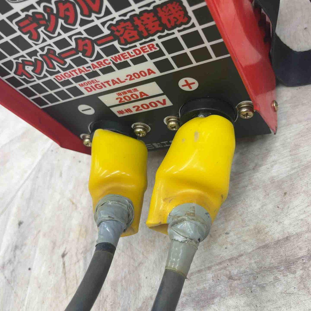 ◇日動 直流溶接機 デジタルインバータ溶接機 単相200V専用 DIGITAL-200A　動作確認済み　【越谷店】