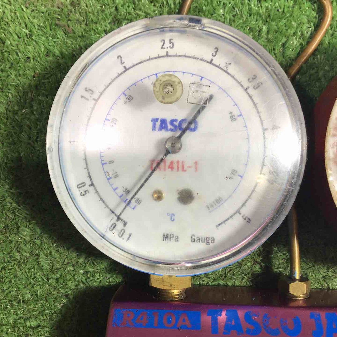 TASCO（タスコ) R410A、R32 ボールバルブ式ゲージマニホールド TA122G【川口店】