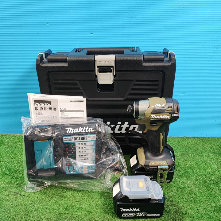 マキタ(makita) 充電式インパクトドライバ TD173DRGX 青・黒・オリーブ各色セット【岩槻店】