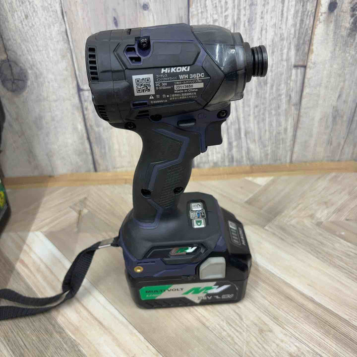 ★ハイコーキ(HIKOKI ※旧:日立工機) コードレスインパクトドライバー WH36DC(2XPD)【八潮店】