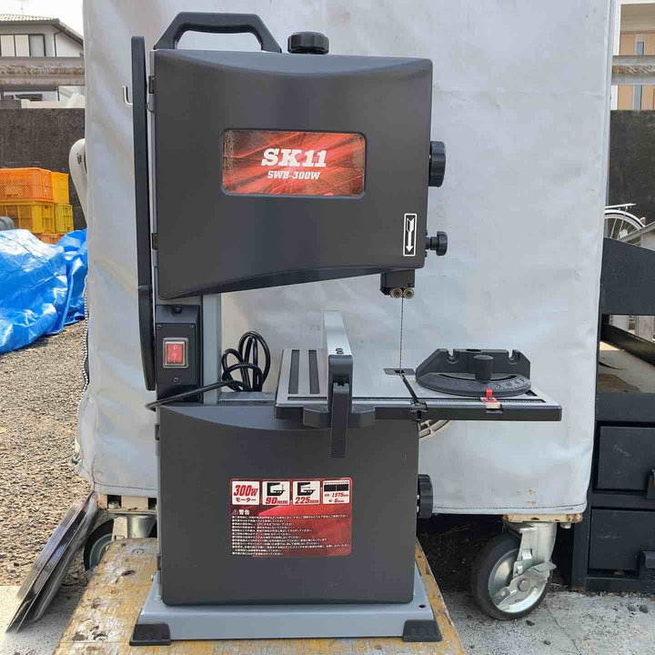 【店頭受取り限定】▼SK11 木工用バンドソー SWB-300W　刃錆あり替刃2本あり【柏店】