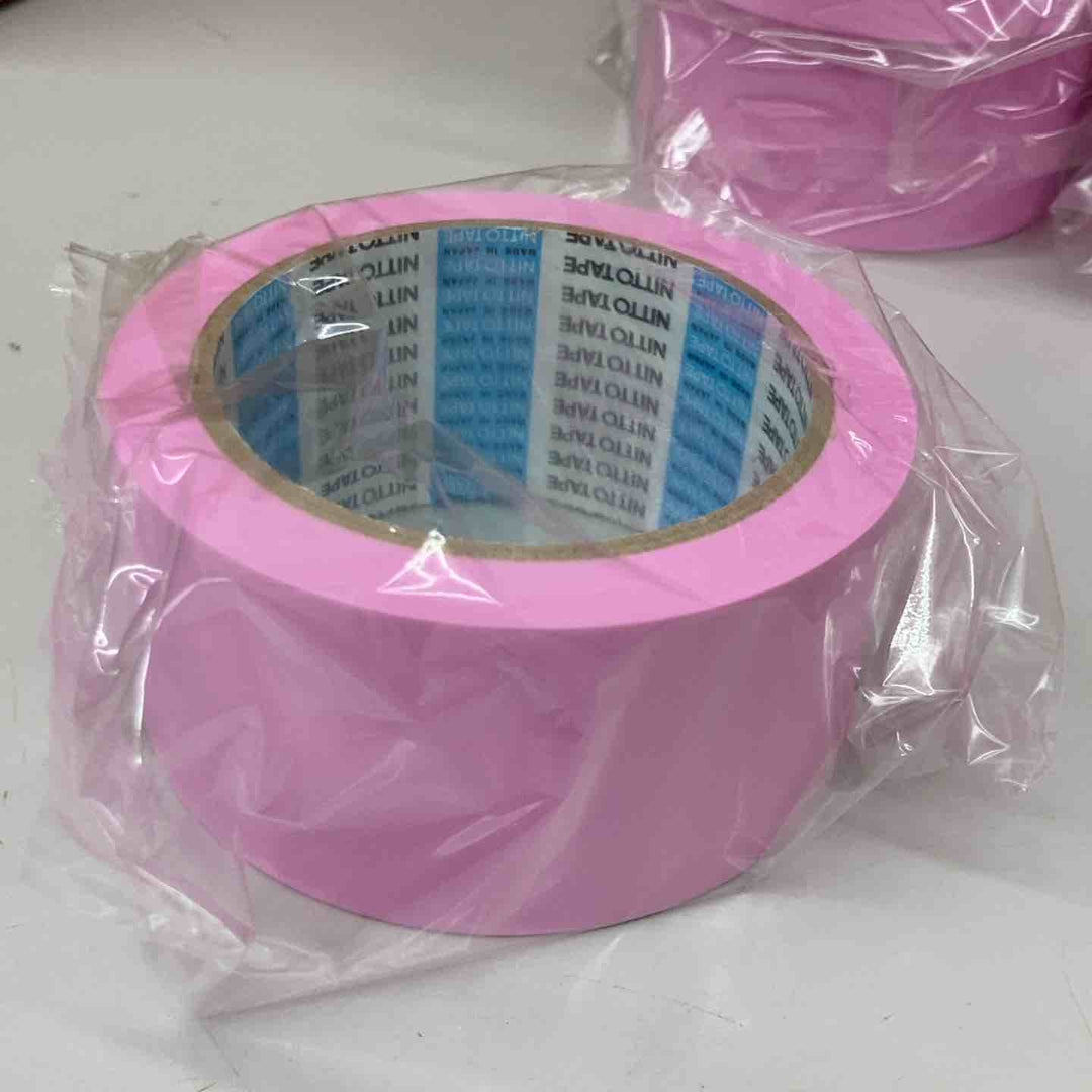 ▼日東電工(Nitto)床養生テープ さくら色 No.397 30巻 1箱 50mm×25ｍ 長期保管品④【戸田店】