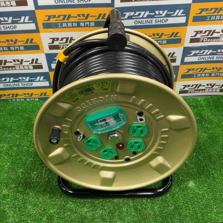 ◇日動工業 NICHIDO コードリール 電工ドラム マジックリール 単相100V NP-EB24F 20M【草加店】