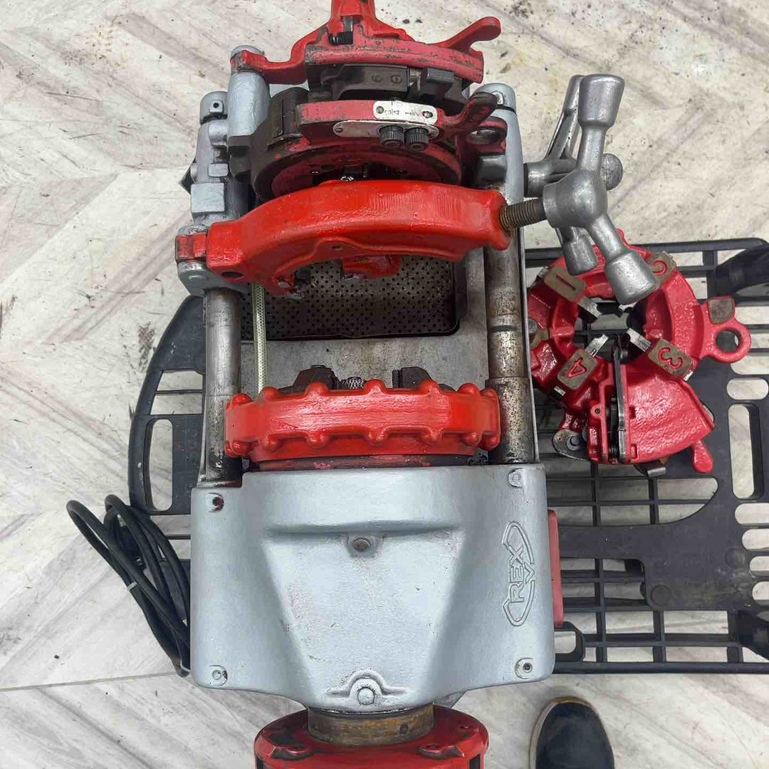 【店頭受取り限定】ねじ切り機 レッキス(REX) N50AIII　ダイヘッド2個つき【越谷店】