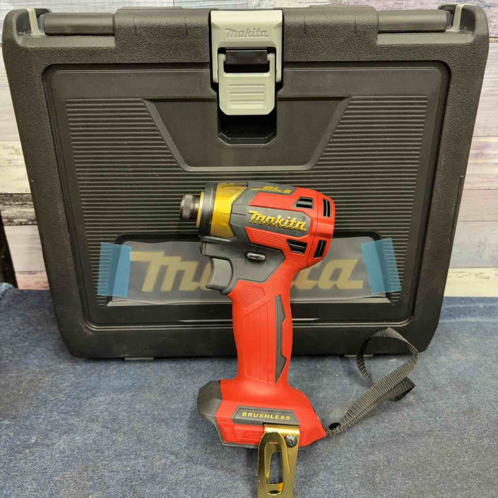 ◇マキタ(makita) コードレスインパクトドライバー TD173DZPR LTX20周年限定色 プレミアムレッド 【本体+ケースのみ】【八潮店】