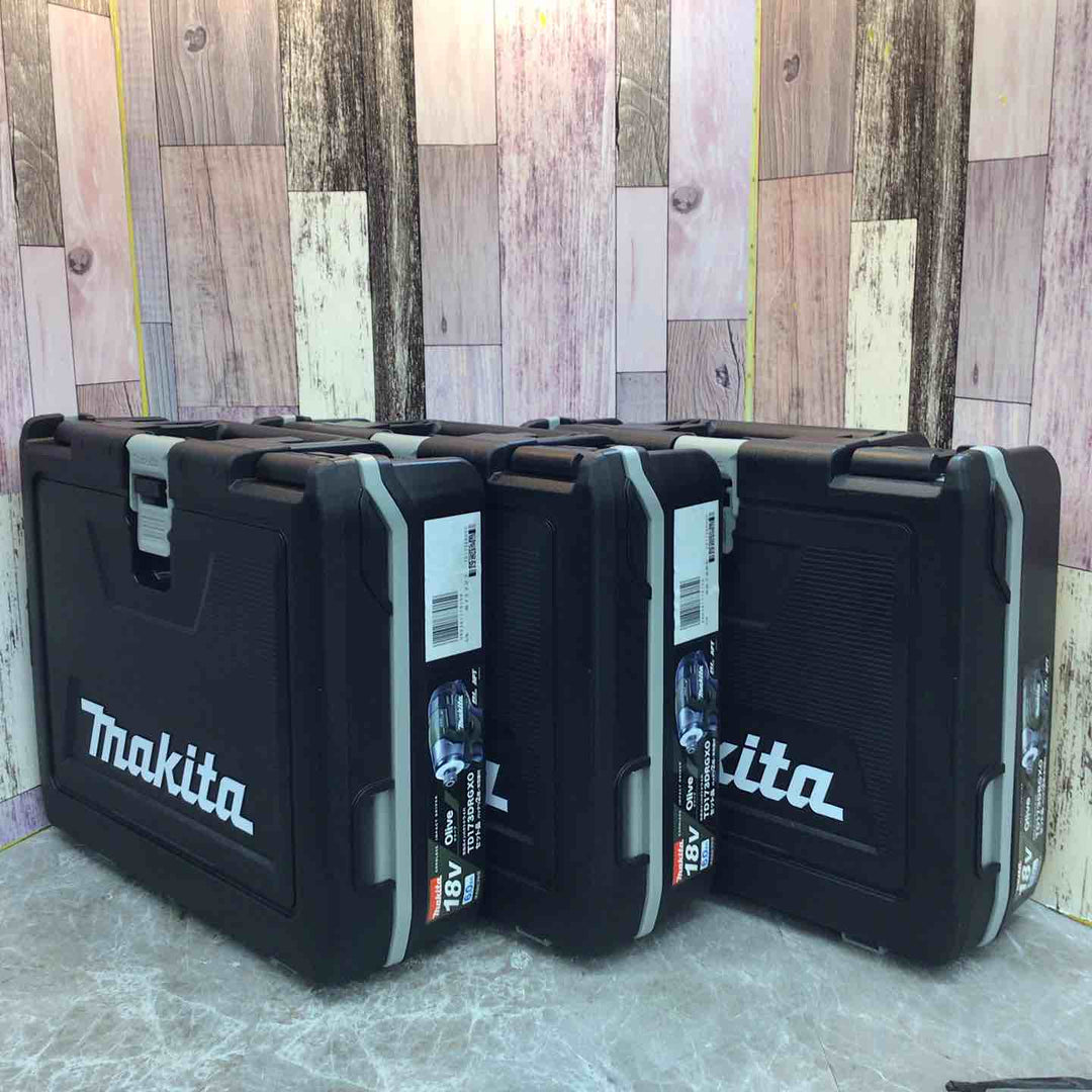 【未使用品】3台セット makita マキタ TD173DRGXO 18V 充電式インパクトドライバ【八潮店】