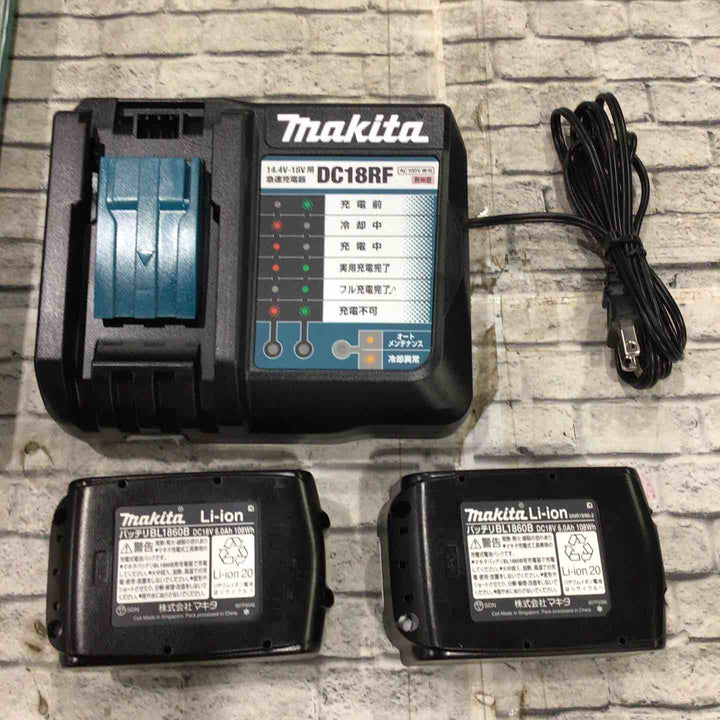 ☆マキタ(makita) 充電式ヒートガン HG181DZK バッテリBL1860B×2個+充電器DC18RFセット【川口店】