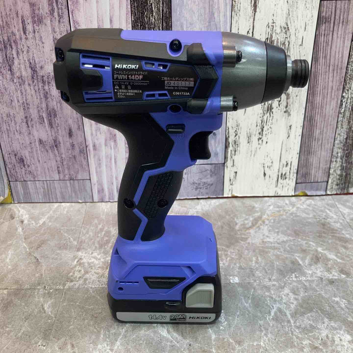 【美品】◇ハイコーキ(HIKOKI ※旧:日立工機) コードレスインパクトドライバ FWH14DF(BG)【八潮店】