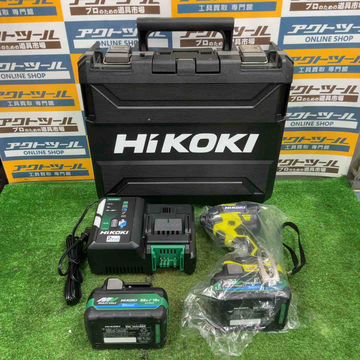 ★ハイコーキ(HIKOKI ※旧:日立工機) コードレスインパクトドライバ スパイダーイエロー WH36DD(2XHYSZ)【草加店】