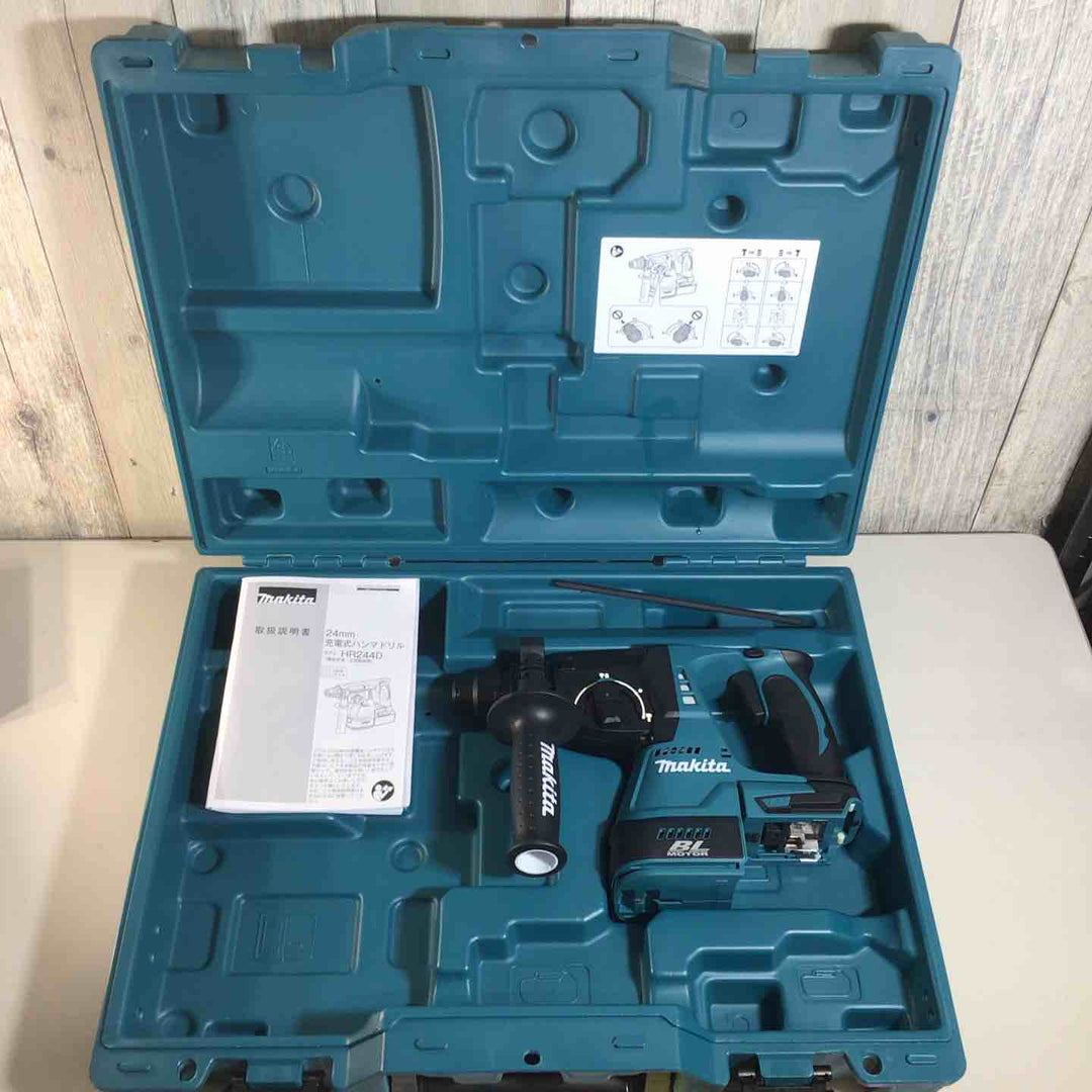 【未使用品】 マキタ makita 24mm コードレス ハンマドリル (本体+ケースのみ) HR244DZK 18V 充電式 ※ケース汚れ凹みあり【戸田店】