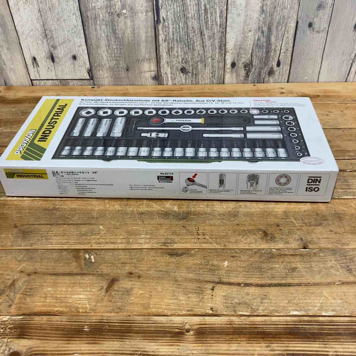 【未使用品(店頭展示品)】◇PROXXON(プロクソン) オートメカニックセット No.82114 差込角:9.5mm 65点 1セット【東大和店】