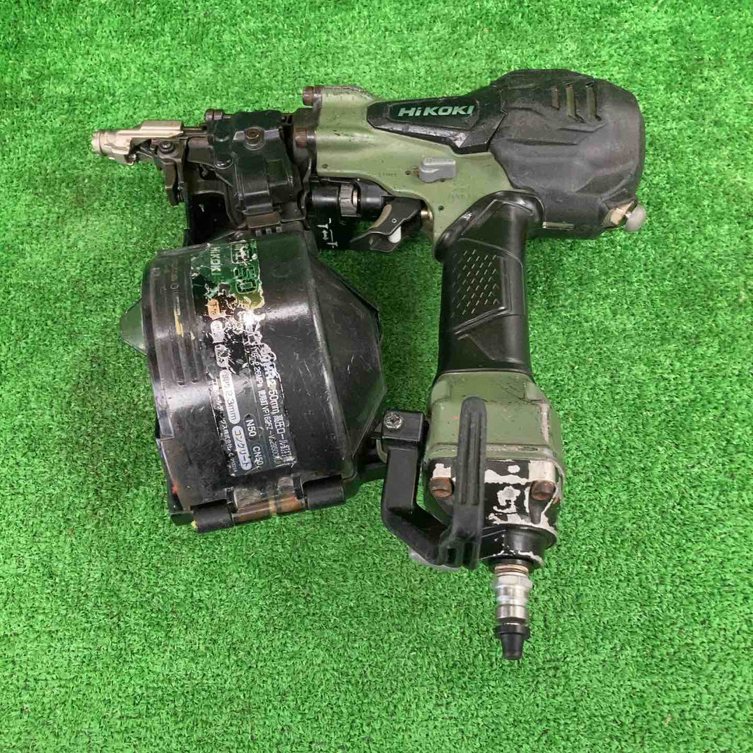 ハイコーキ(HIKOKI ※旧:日立工機) 高圧エア釘打ち機 特別限定色 アブソリュートグリーン NV50HR2(SAG)【川崎店】