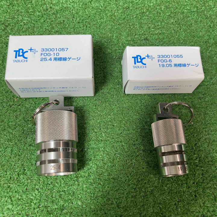 タブチ 冷媒銅管用ワンタッチ継手 エフ-1　矯正工具2本＆標線ゲージ6種【岩槻店】