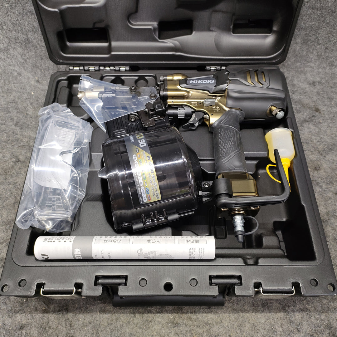 ★ハイコーキ(HIKOKI ※旧:日立工機) 高圧エア釘打ち機 NV90HR2(N)【柏店】