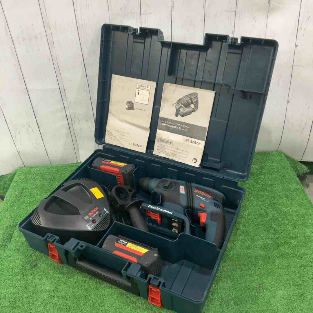 ★ボッシュ(BOSCH) コードレスハンマドリル GBH36V-LIY 36V フルセット 動作確認済【川口店】