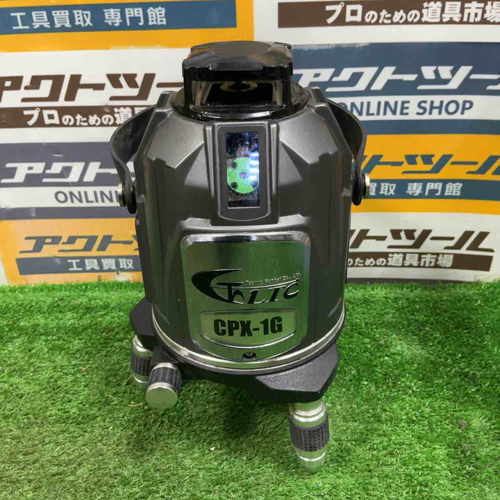 ◇レーザーテクノ グリーンレーザー墨出し器 CPX-1G フルライン電子整準【草加店】