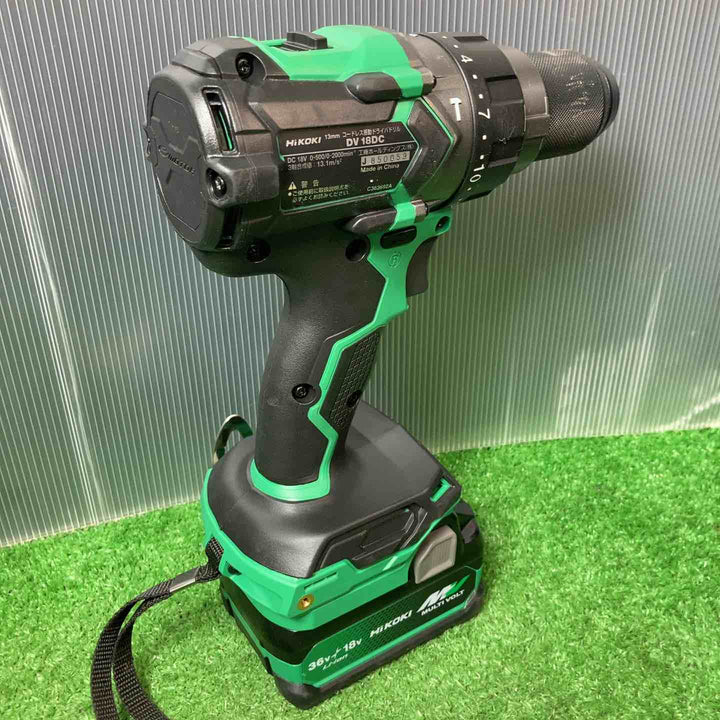 【美品】★ハイコーキ(HIKOKI ※旧:日立工機) コードレスドリルドライバー DV18DC(2XPZ)【岩槻店】