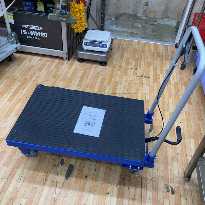 【店頭受取り限定】◇リフトテーブル 油圧 昇降台車 台車 ゴムシート付 積載能力220kg【柏店】