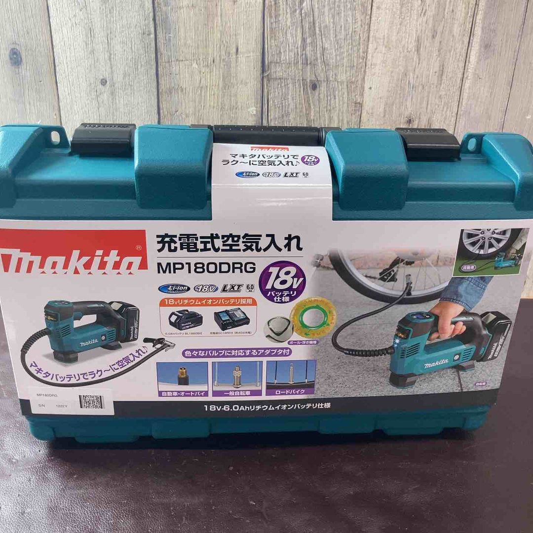 【未使用(店頭展示品)】 マキタ(makita) コードレス空気入れ MP180DRG 【東大和店】