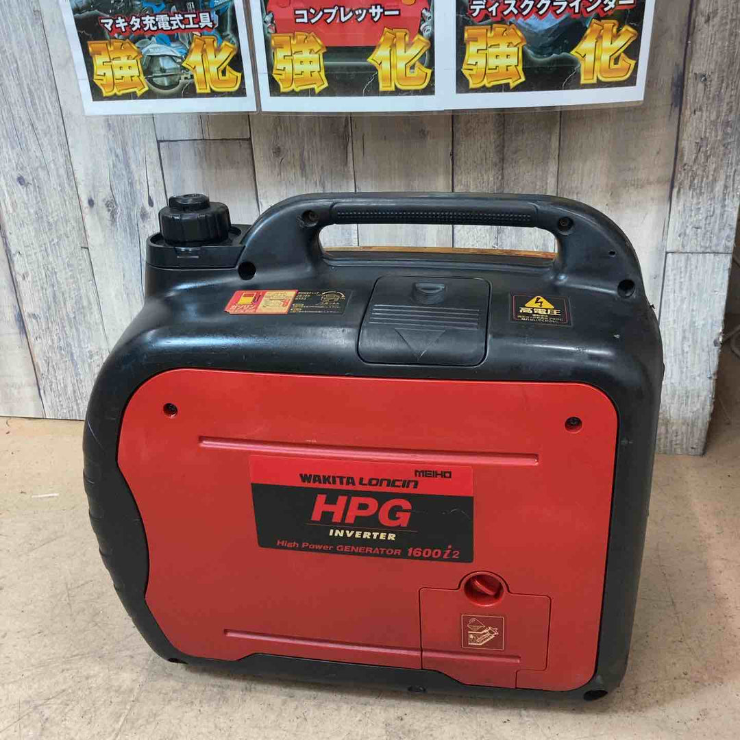 【中古品/店頭受取り限定】ワキタ(MEIHO) インバーター式ガソリン発電機 HPG1600i2【東大和店】