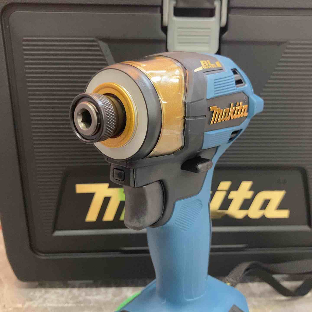 【未使用品】 本体+ケース マキタ makita コードレスインパクトドライバー TD173DZPB LXT20周年記念 プレミアムブルー【八潮店】