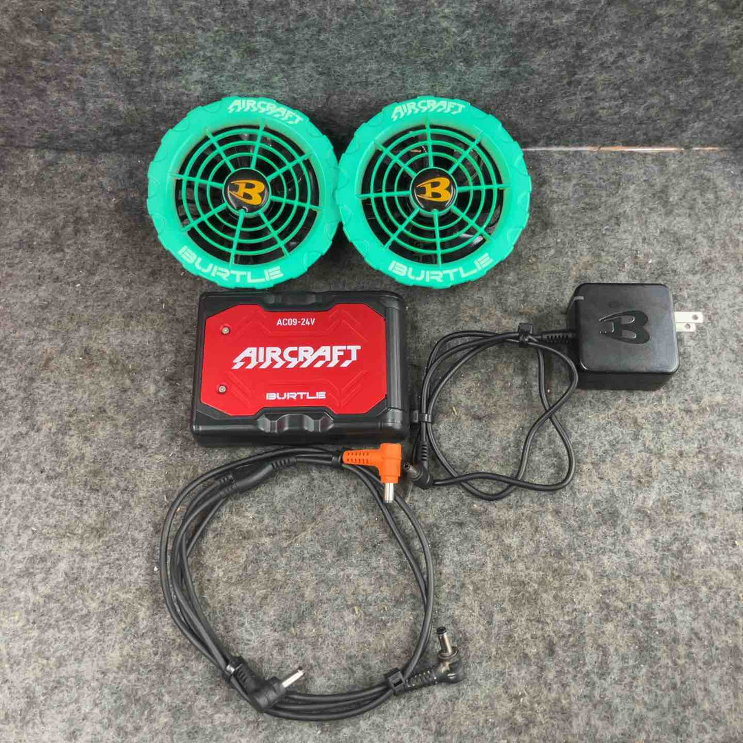 バートル BURTLE エアークラフト 空調服 24V　バッテリー　ファンセット【鴻巣店】
