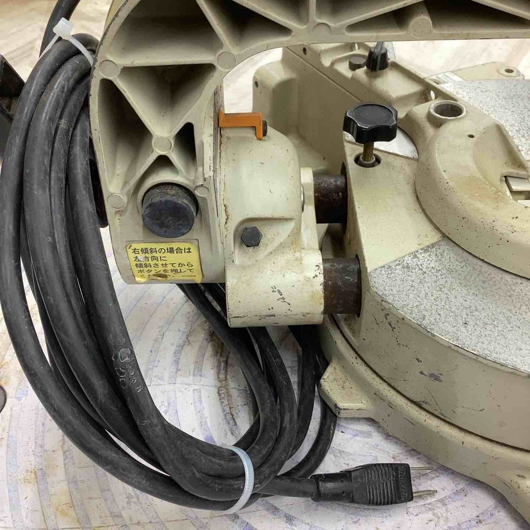 マキタ(makita) 216mm卓上スライド丸ノコ LS0811 ロックオフボタン効かず グリップ曲がり有 ストッパピン丸い所にない 保証なし【越谷店】