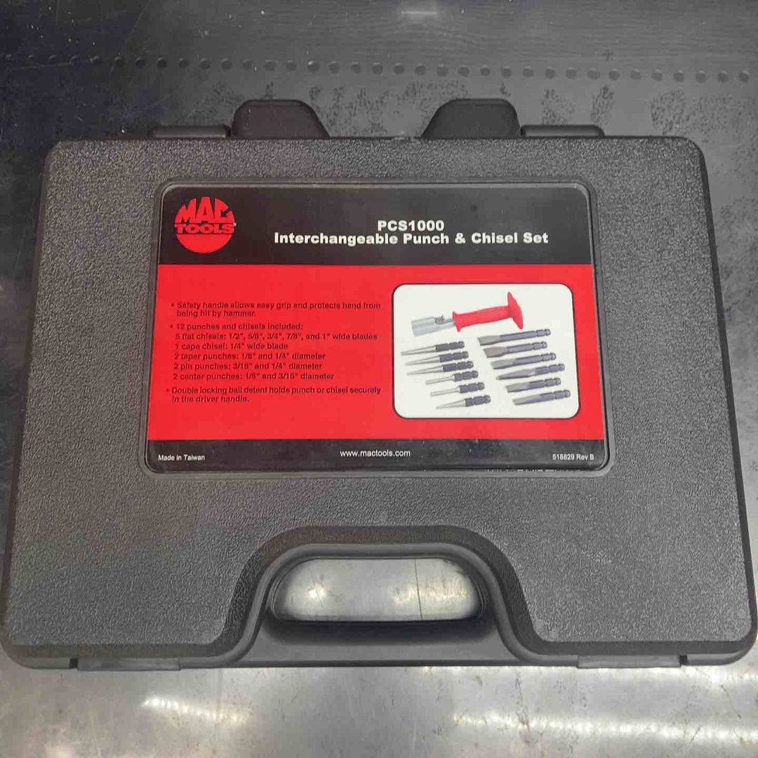 ◇マックツール(MAC TOOLS) インターチェンジブル ポンチ チゼルセット PCS1000