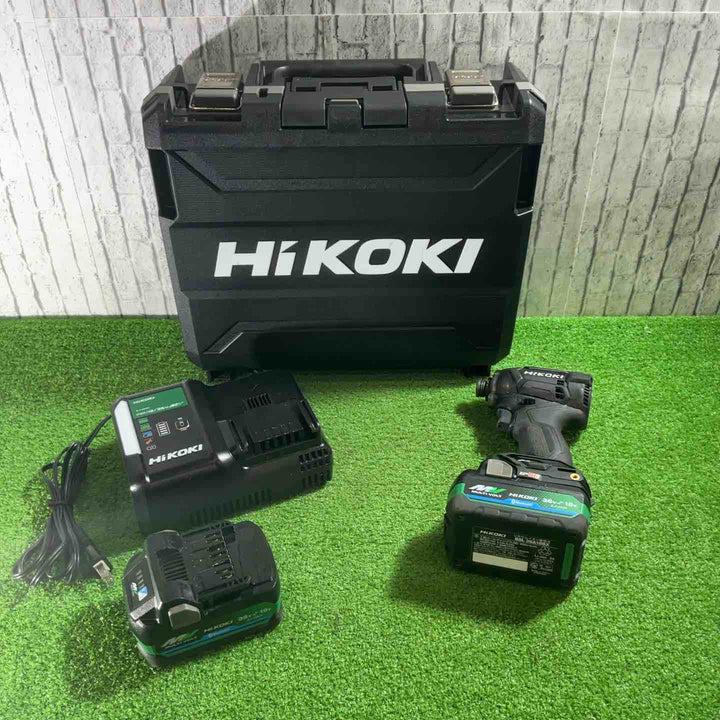 ★ハイコーキ(HIKOKI ※旧:日立工機) コードレスインパクトドライバー WH36DC(2XPSZ)(B) 動作確認済【川口店】