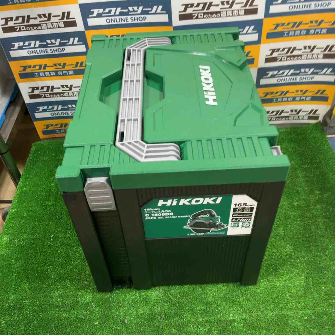 ★ハイコーキ(HIKOKI ※旧:日立工機) コードレスマルノコ C1806DB(2XPZ)【草加店】