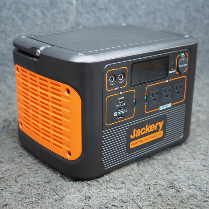 Jackery/ジャクリ ポータブル電源1500 PTB152 +SolarSaga100 JS-100C 2枚付セット【鴻巣店】