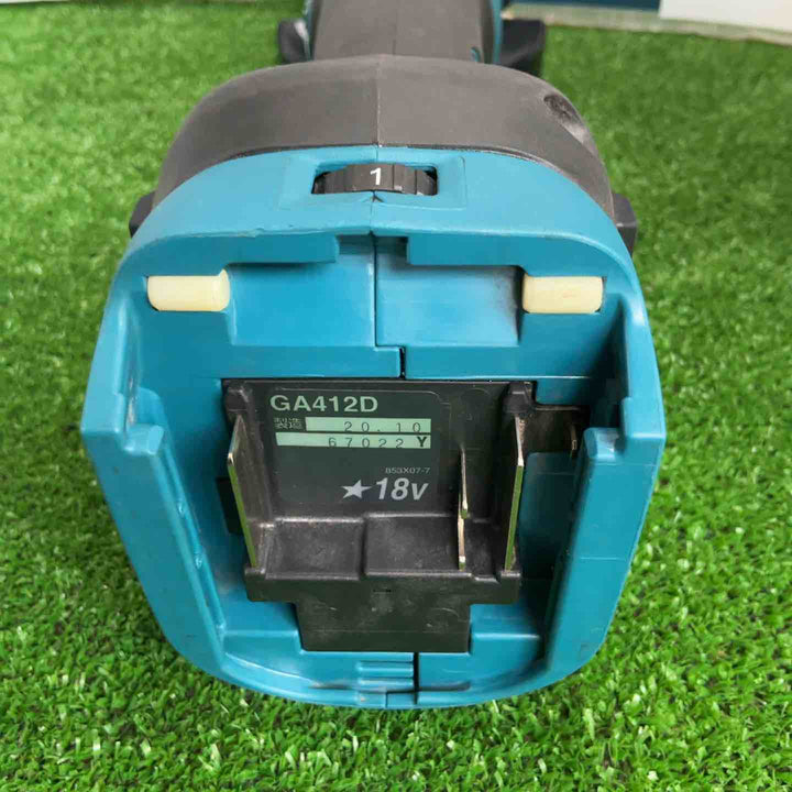 ★マキタ(makita) 100mmコードレスディスクグラインダ GA412DZ【草加店】