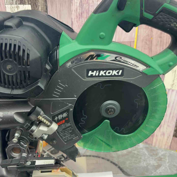 ★ハイコーキ(HIKOKI ※旧:日立工機) コードレス卓上スライド丸のこ C3607DRA(NN)【八潮店】