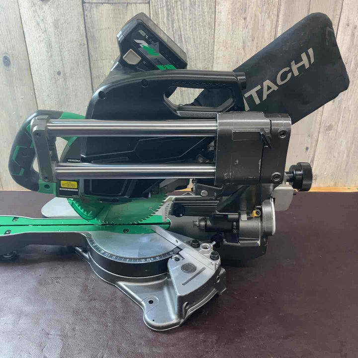 【中古品】 ハイコーキ(HIKOKI ※旧:日立工機) コードレス卓上スライド丸のこ C3607DRA(K)(NN) スライド丸ノコ 【東大和店】