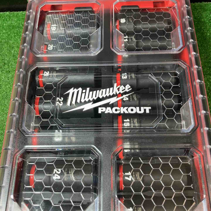 ◇ミルウォーキーツール(Milwaukee)  インパクトソケットセット 1/2インチ角(12.7mm) 16ピース【岩槻店】