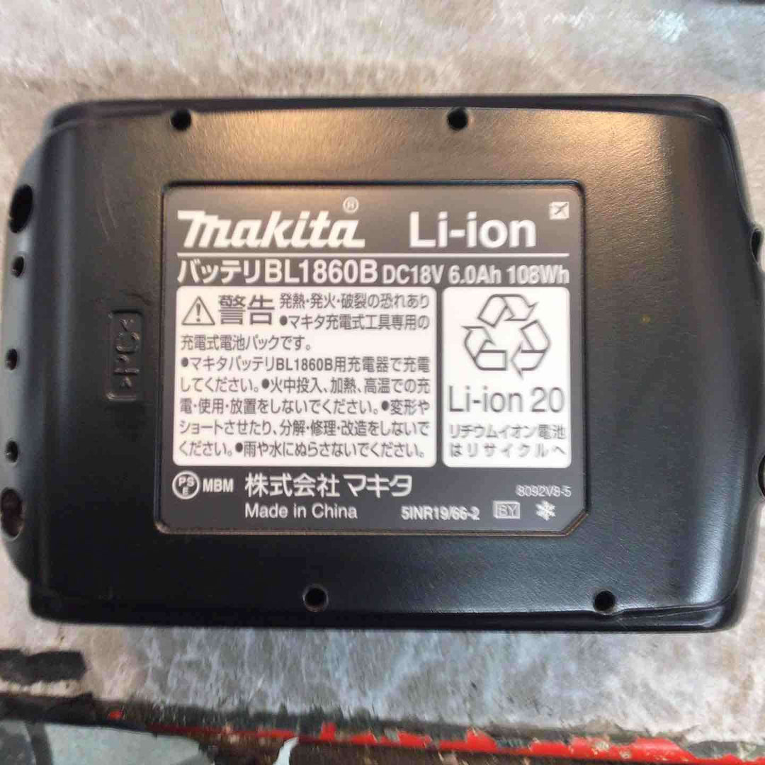 ★純正品★【10個セット】マキタ(makita) リチウムイオンバッテリー 18V/6.0Ah BL1860B【八潮店】