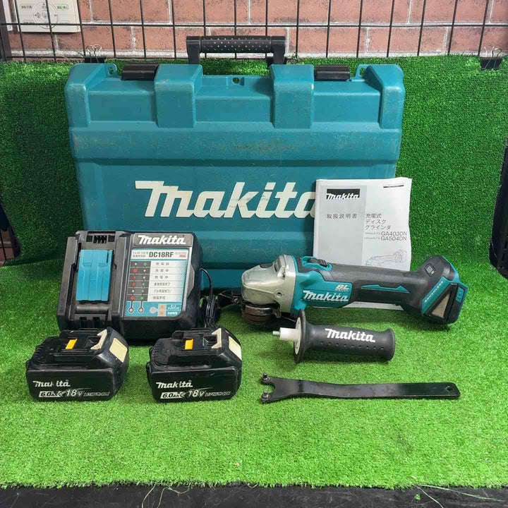 マキタ(makita) 125mmコードレスディスクグラインダー GA504DRGXN【藤沢店】