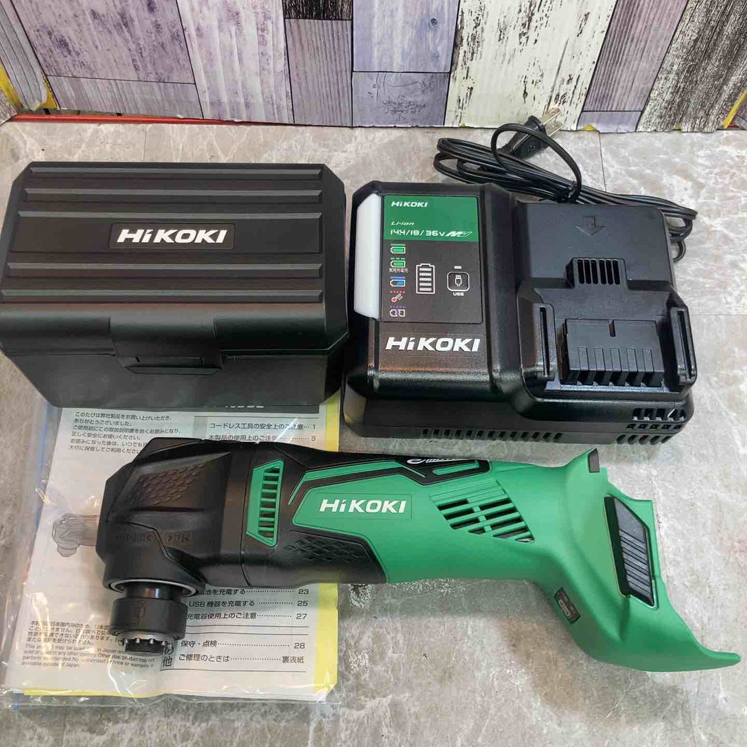 【未使用品】★ハイコーキ HIKOKI 18V コードレスマルチツール CV18DBL 付属品内容要確【八潮店】