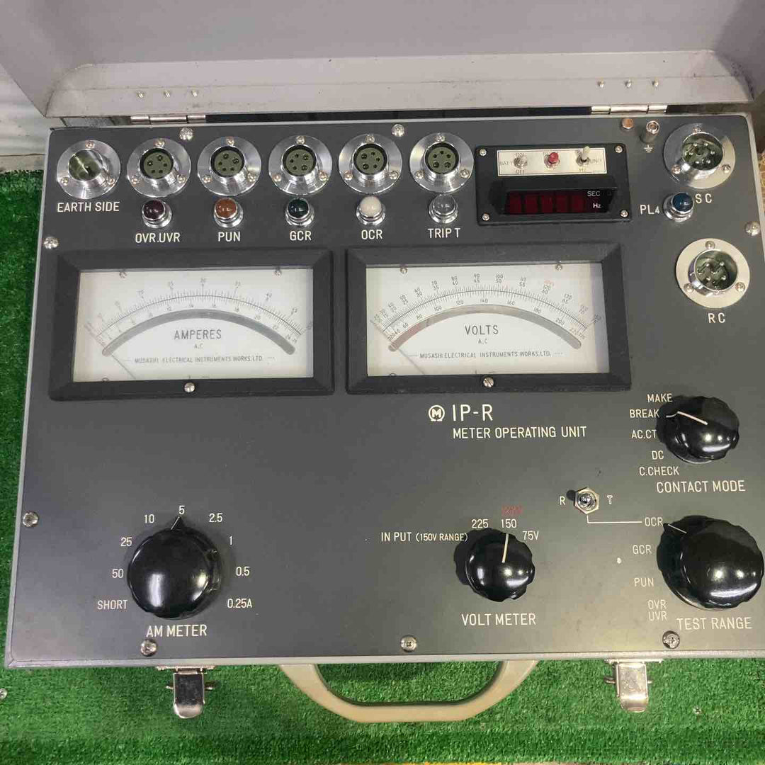 【店頭受取り限定】MUSASHI ムサシ電機計器製作所 ムサシインテック 携帯用保護 多機能継電器試験器(2kVA仕様) IP-R2【町田店】