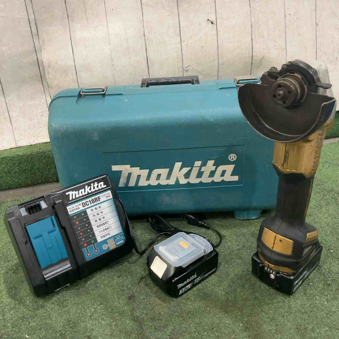 ★マキタ(makita) 100mmコードレスディスクグラインダ GA404DRGXN 18V 動作確認済【川口店】