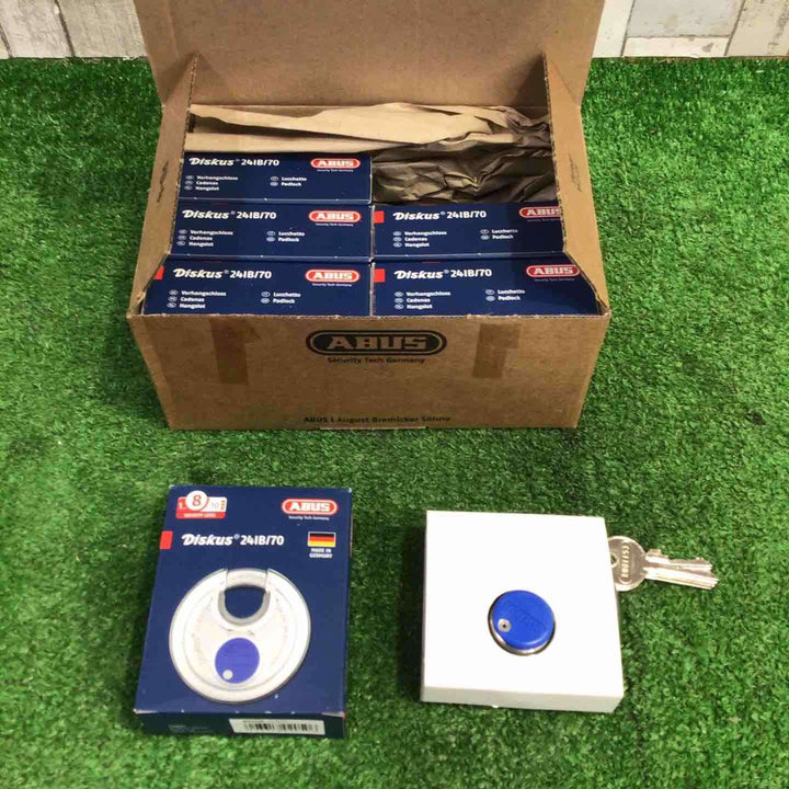 ◇ABUS アバス DISKUS ディスカス 南京錠 241B/70 6個セット【町田店】