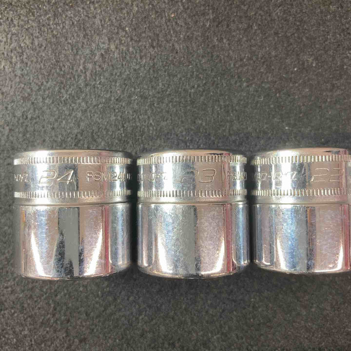 【中古品】 スナップオン(Snap-on) FSM81～FSM241 シャローソケット 10点セット 【東大和店】