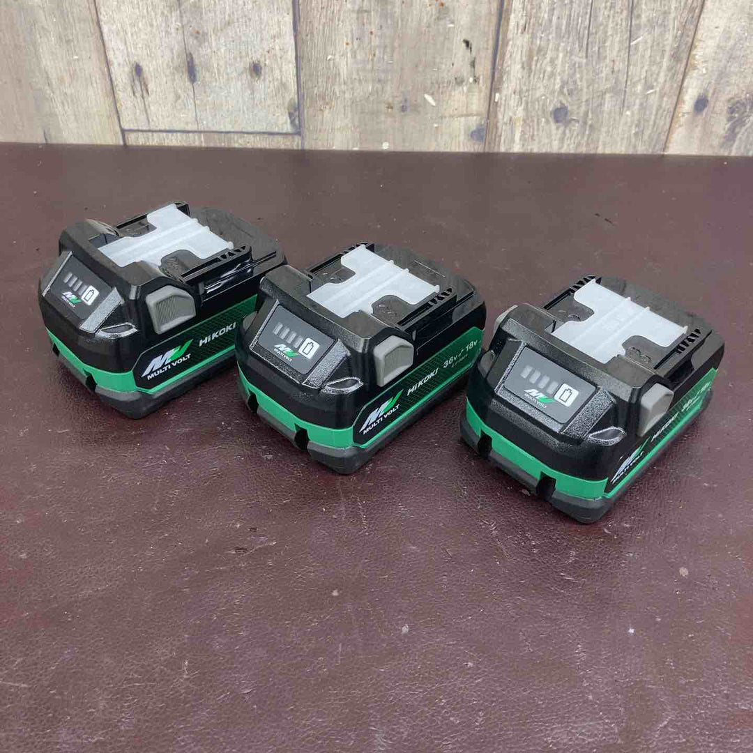 【未使用(店頭展示品)】ハイコーキ(HIKOKI ※旧:日立工機) リチウムイオンバッテリー 36V/2.5Ah BSL36A18X 3個まとめ 【東大和店】