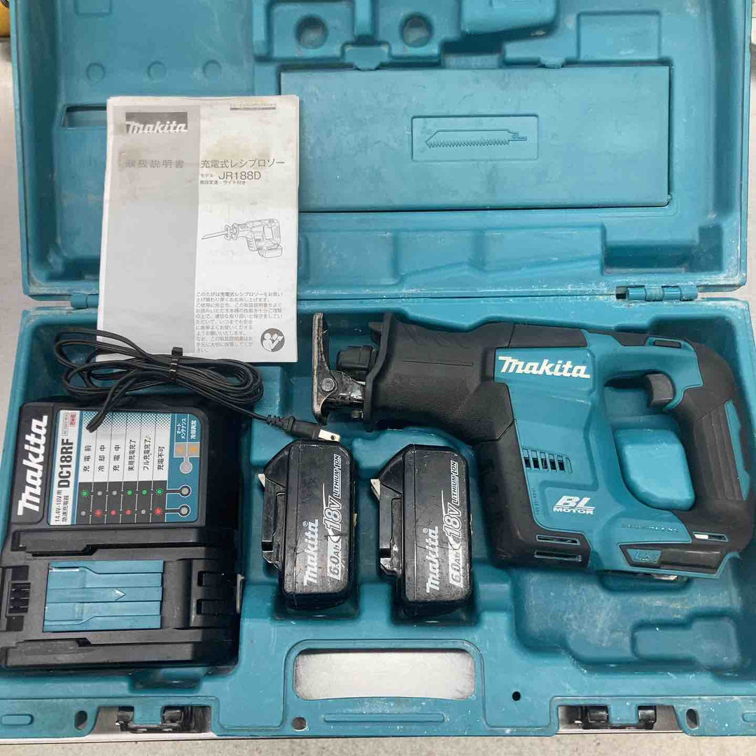 ★マキタ(makita) コードレスレシプロソー JR188DRGX【八潮店】