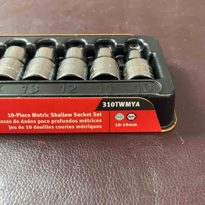【未使用(店頭展示品)】スナップオン(Snap-on) 1/2 ソケットセット ショート 6ポイント ミリサイズ 310TWMYA【東大和店】