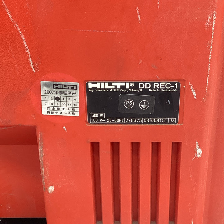 【店頭受取り限定】HILTI ダイヤモンドコアツール(ウォーターリサイクルユニット付) DD EC-1 DD REC1 通電確認済みとなります ジャンク扱い【越谷店】