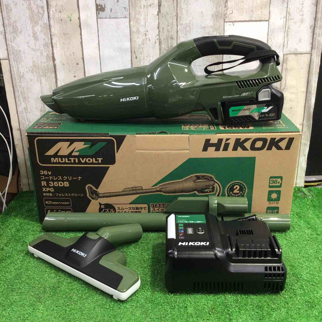 ハイコーキ(HIKOKI ※旧:日立工機) コードレスクリーナー R36DB(XPG)【町田店】