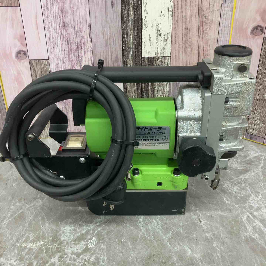 ◇育良精機 磁気ボール盤 ISK-LB50SX(50161) ライトボーラー【八潮店】