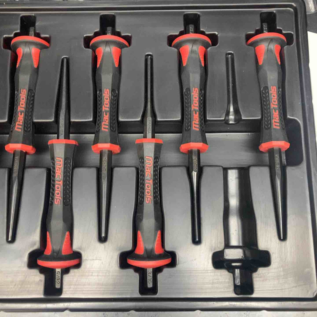 ◇マックツール(MAC TOOLS) モールデッドグリップポンチ＆チゼル 10本セット PCHG10SA【川越店】
