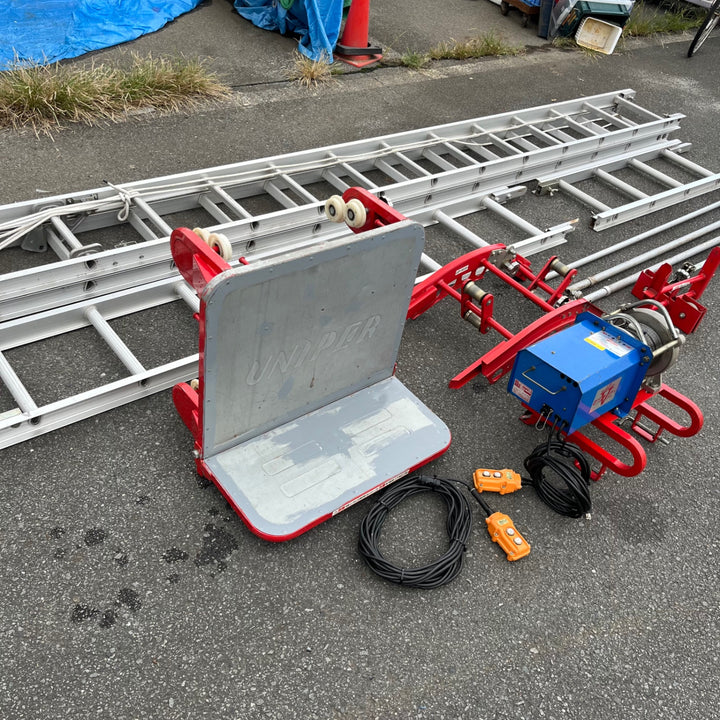 【中古品/店頭受取り限定】◇ユニパー(UNIPER) パワーコメット UP-103P ビクトリーウィンチ UP-708V2 荷揚げ機 瓦揚げ機【東大和店】